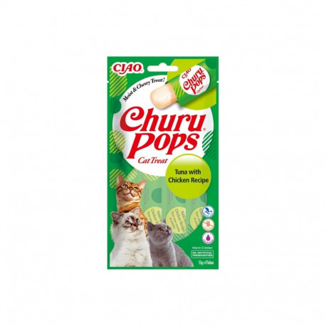 Churu Pops cat treat with tuna and chicken 4x15g