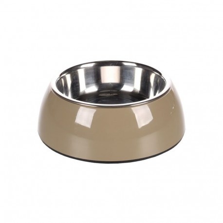 Flamingo bowl Divar taupe for dogs L 900ml