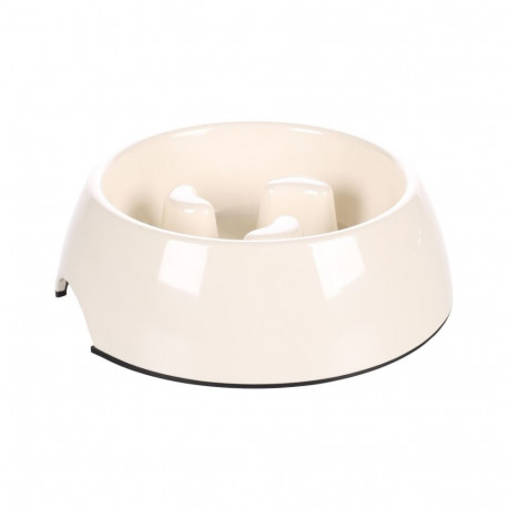 Flamingo bowl for slow feeding white L 700ml