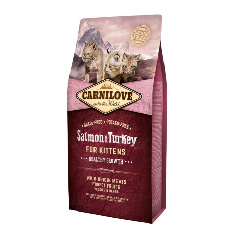 Carnilove Salmon & Turkey for Kittens cat food 6 kg