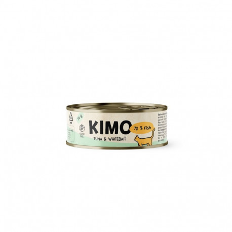 Kimo Tuna & Whitebait konserv kassidele 70g