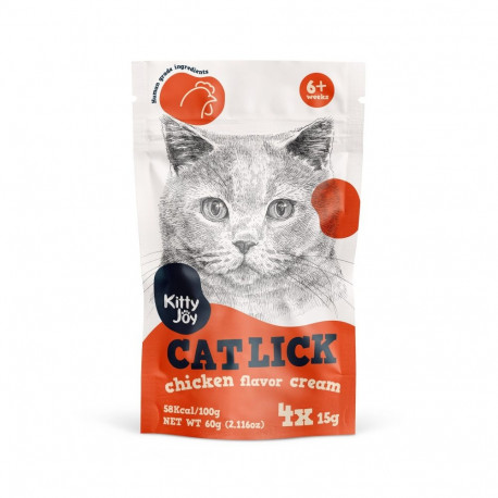Kitty Joy Cat Lick cat treat with chicken 4x15g