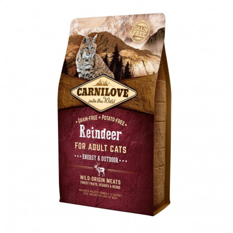 Carnilove Reindeer for Adult cat food 2 kg