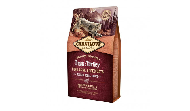 Carnilove Duck & Turkey for Large Breed cat food 2 kg