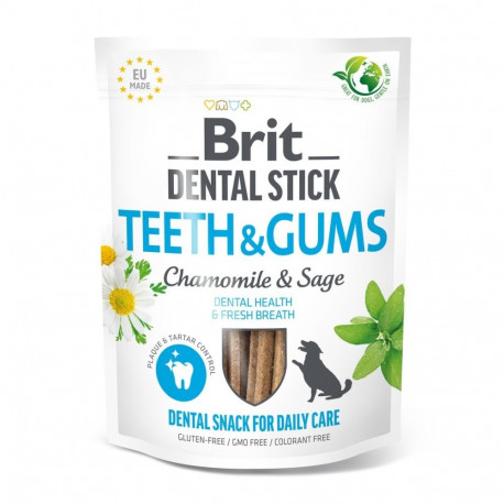 Brit Dental Stick Teeth & Gums närimispulgad koertele 7tk 251g