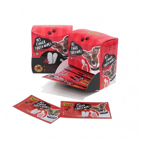 Puppy Crush toothwipes strawberry 50 pcs