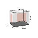 Flamingo must metallpuur Keo koerale XXL 76x120x82cm