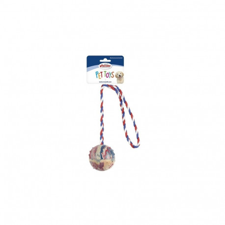 Record koeralelu kummipall nööriga 34cm