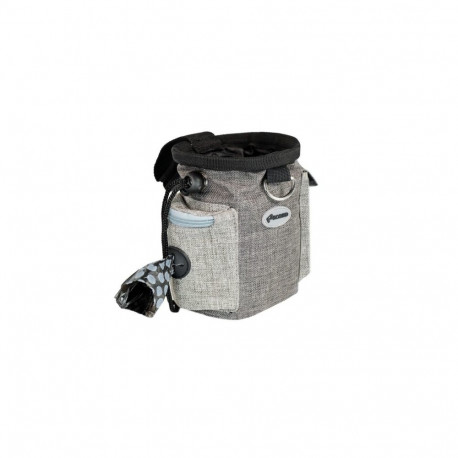 Record Deluxe gray cloth treat bag 12.5x8cm