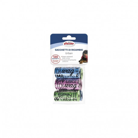 Record poop bags with 6x20 pcs