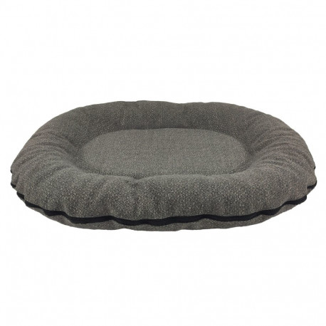 Cazo Oval Bed Luna gray nest for dogs 75x100x15cm