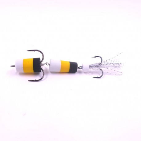 Merganser Mandula MA-84-0001, 3.3 g, 84 mm, White / Yellow / Black, 1 pcs