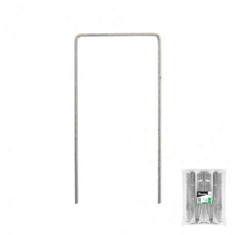 Galvanized metal pin in the shape of "U" width 7cm / height 20cm