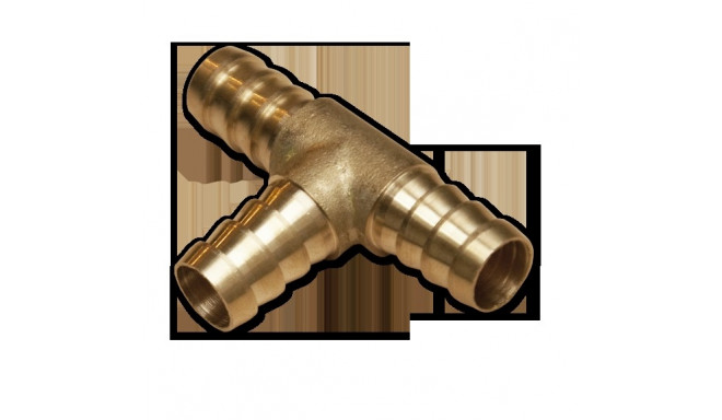 Kolmik 3 x 12,5 mm voolikule, messing