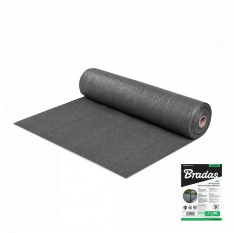 Shading - cover net, 55%, 1,5x10m - grey