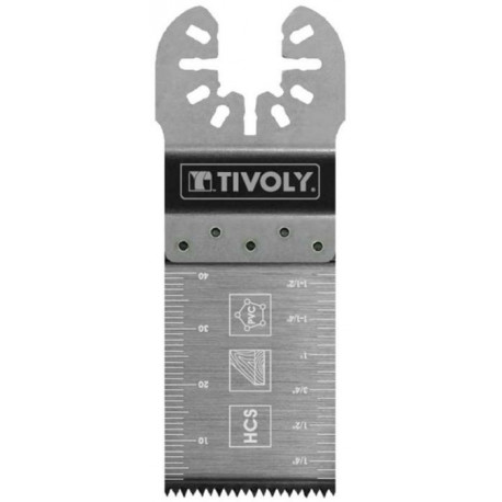 Multitööriista tera 34x40mm, HCS (tugevdatud hammastega), puidule