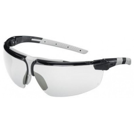 Safety glasses Uvex i-3, clear lens, supravision excellence (anfi scratch, anti fog) coating, black/