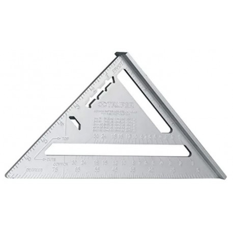 Carpenters aluminium speed square Truper (177mm)