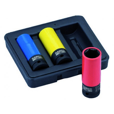 Deep impact socket set 17/19/21mm 1/2"