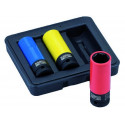 Deep impact socket set 17/19/21mm 1/2"
