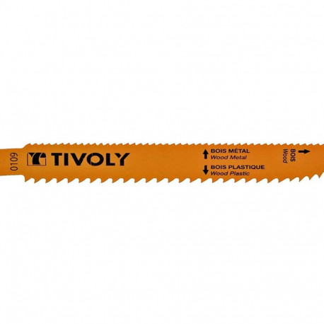 Tiigersae tera 150mm, kahepoolne (puit, naeltega puit, MDF, metall, komposiitmaterjalid, epo) - 2tk