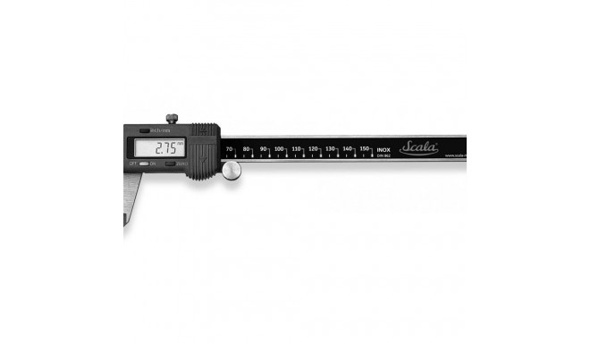 Digital pocket caliper 150x40mm 0,01mm