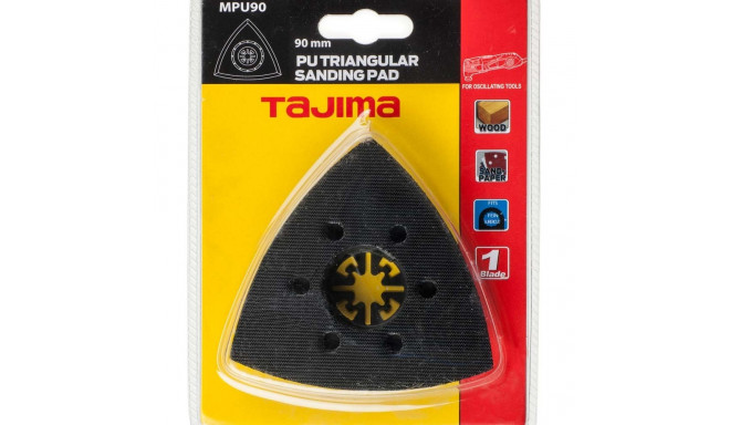 Multitool triangular sanding pad PU 90mm
