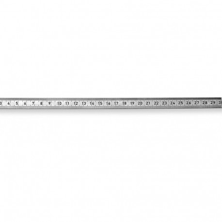 Ruler 500x18x0,5mm stainless narrow type 497