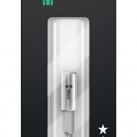 Wera 899/4/1 Universal 1/4" bit holder with magnet and retaining ring, 152mm