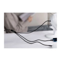 Baseus Rapid Series 3in1 USB-C - USB-C / Lightning / micro USB cable 20W PD 1.5m - green