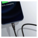Baseus Rapid Series 3in1 USB-C - USB-C / Lightning / micro USB cable 20W PD 1.5m - green