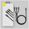 Baseus Rapid Series 3in1 USB-C - USB-C / Lightning / micro USB cable 20W PD 1.5m - green