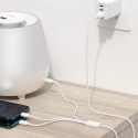 Baseus Superior 3in1 USB Cable - Lightning / USB Type C / Micro USB 3.5 A 1.5 m White (CAMLTYS-02)