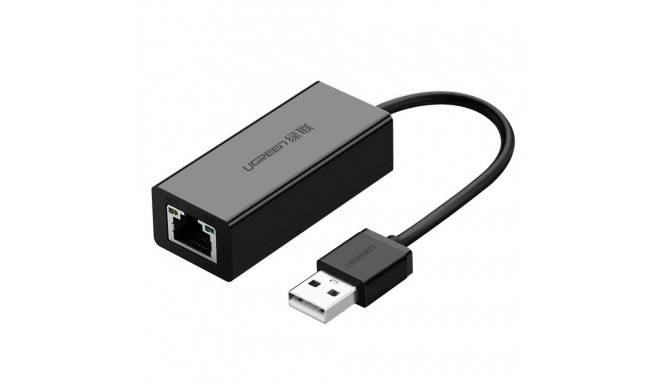 Ugreen external network card RJ45 - USB 2.0 100 Mbps Ethernet black (CR110 20254)