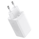 GaN 2xUSB C 1xUSB 65W fast charger Baseus GaN5 Pro + USB C - USB C 100W cable - white