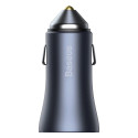 Baseus Golden Contactor Pro fast car charger USB Type C / USB 40 W Power Delivery 3.0 Quick Charge 4