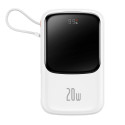 Baseus Qpow Digital Display Power Bank with Fast Charging 10000mAh 20W QC/PD/SCP/FCP with Built-in L
