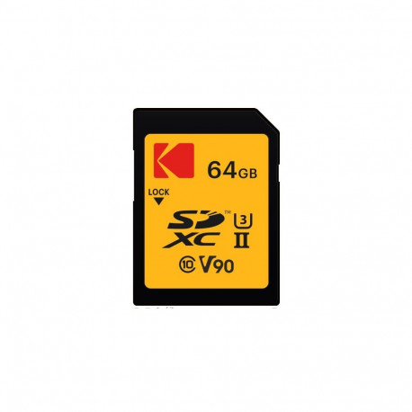 Kodak SDXC 64GB UHS-II U3 V90 Ultra Pro