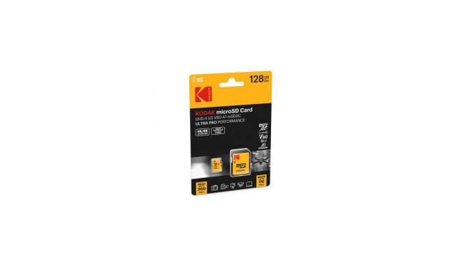 Kodak mSD 128GB UHS-II U3 A1 V60 Ultra Pro EKMSDM128GUHS2V1K