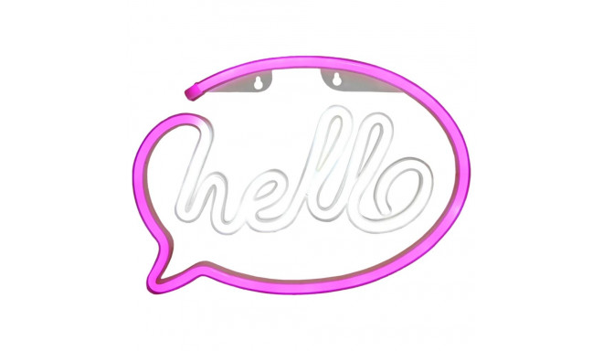 Manta SNL08PKT Style Neon Lights HELLO Pink/White