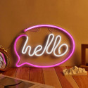 Manta SNL08PKT Style Neon Lights HELLO Pink/White