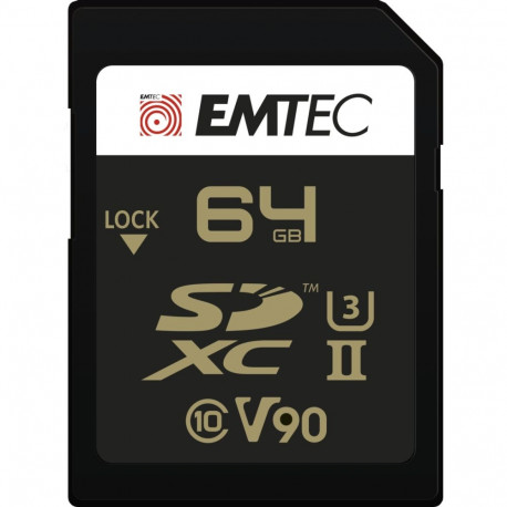 Emtec SDXC 64GB UHS-II U3 V90 SpeedIN Pro+