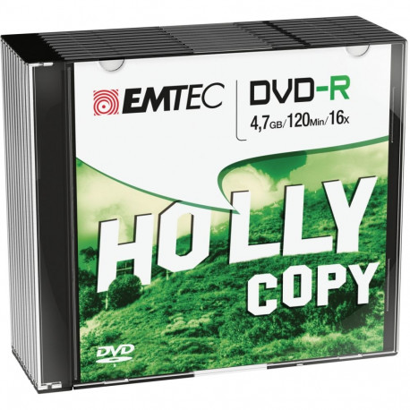 Emtec DVD-R 4,7GB 16x Slim Holly Copy 10 pcs