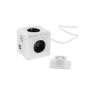 Tellur Power Cube Extended, Power strip 4 Outlets + 2xUSB ports, 1.5m cable white
