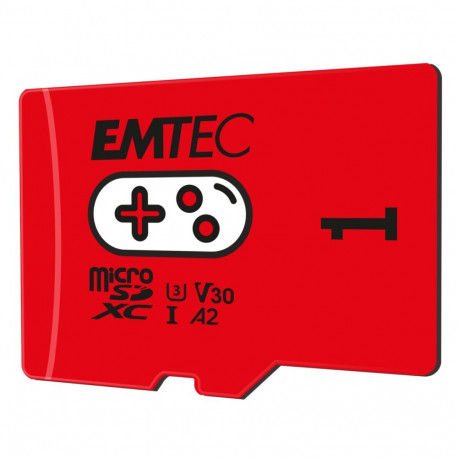 Emtec MicroSDXC 1TB UHS-I U3 V30 A2 Gaming Rouge