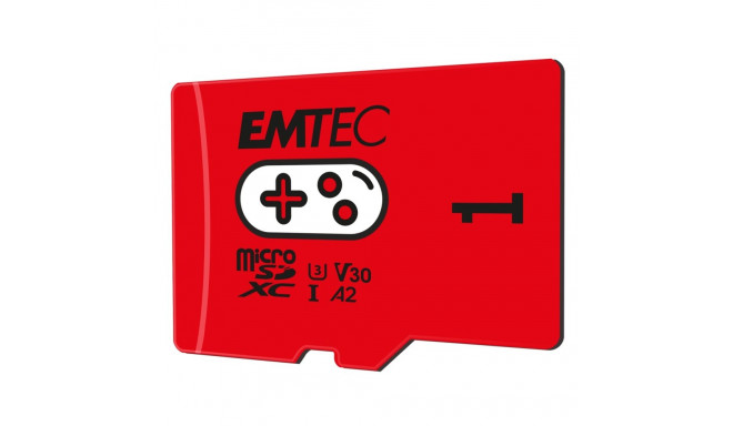 Emtec mSD 1TB UHS-I U3 V30 A2 Gaming Rouge