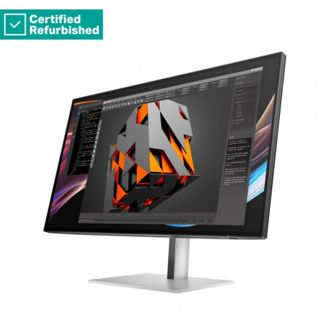 RENEW SILVER HP 727pk Series 7 Pro 4K Charging Monitor - 27" 3840x2160 UHD 400-nit 60Hz AG, IPS Blac