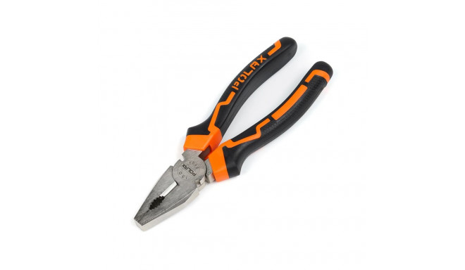 Kombinētās knaibles ar divkomponentu rokturi, Cr-V, 180 mm 35-002 POLAX