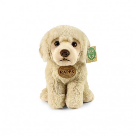 Rappa - Pluszowa realistyczna maskotka Pies Labrador Retriever siedzący 23 cm Eco-Friendly Soft Coll