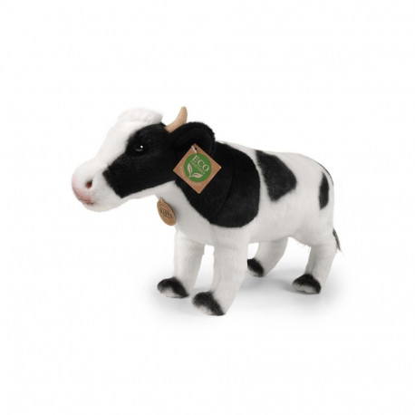 Rappa - Pluszowa realistyczna maskotka Krowa 35 cm Eco-Friendly